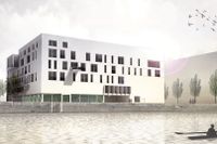 ontwerp woongebouw Eilandje Antwerpen - Eshuis Architect