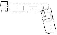 plattegrond tentoonstellingsruimte Huizer Museum Huizen - Eshuis Architect